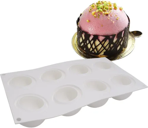 Vista 10 de Molde de Silicona para Donas de Flores, Molde para Pastel de Fondant, Herramientas de Horneado de Chocolate DIY, Accesorios de Decoración