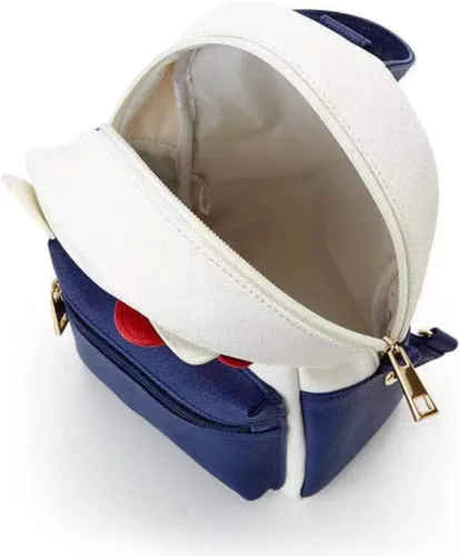Vista 6 de kejinsge Mini mochila de anime de dibujos animados lindo PU bolsos de hombro Cosplay bolso para niñas, Amarillo, Classic