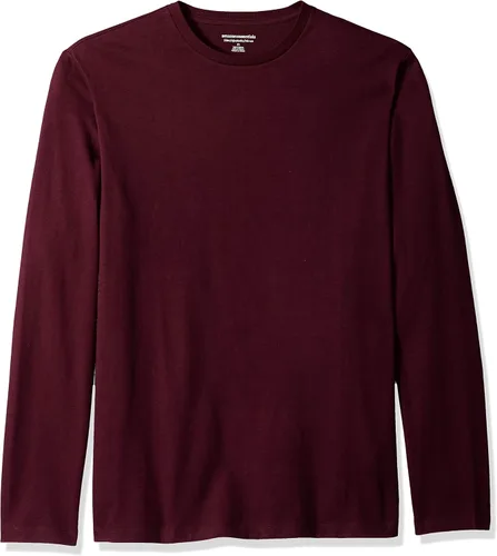 Vista 9 de Amazon Essentials - Camisa de manga larga con corte entallado para hombre, estilos con bolsillo y sin bolsillo Negro