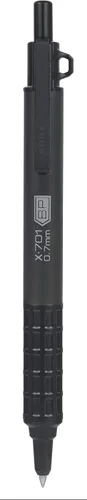 Vista 3 de Zebra Pen X-701 Tactical & G-750 - Juego de regalo de bolígrafo retráctil y bolígrafo de gel, barril de metal premium, punta media/fina, paquete