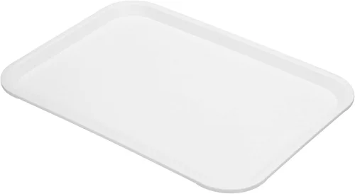 Vista 7 de PATIKIL Bandeja de comida rápida de 13.7 x 10.6, bandeja rectangular multiusos reutilizable de plástico PP para restaurante, cocina en casa