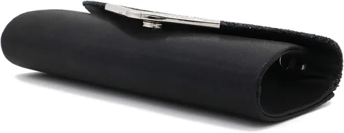 Vista 5 de ZIUMUDY Bolso de mano de noche con purpurina brillante para colgar en el hombro, bolso de mano para boda nupcial