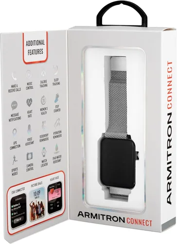 Vista 7 de Armitron Connect Matrix Smartwatch, Health and Fitness Tracker, Sport Modes, Water Resistant and More Dorado