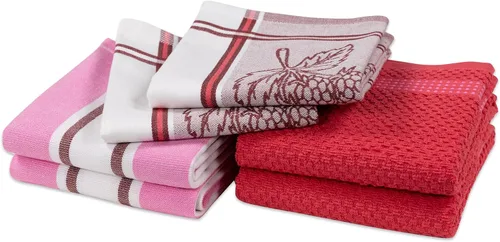 Vista 2 de MyPillow Paquete de 6 paños de cocina con bayas