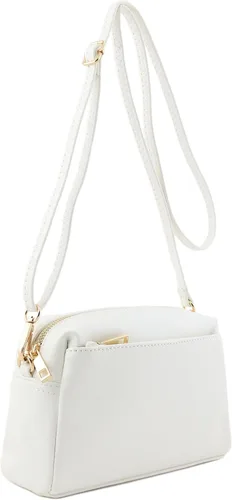 Vista 2 de FashionPuzzle Triple Zip Small Crossbody Bag