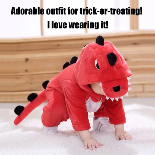 Vista 4 de Disfraces de animales para bebé, disfraz de Halloween para niños pequeños