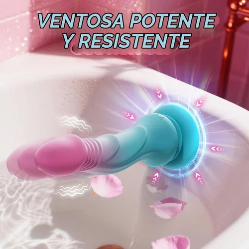 Vista 5 de Adults Sex Toys Realistic Thrusting & Vibrating Dildo Vibrator for Women