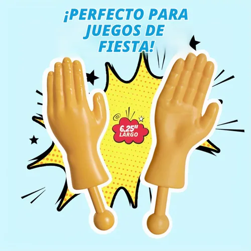 Vista 2 de wunderlin Manos pequeñas originales – Baby, mini manos de dedo de 6.25 pulgadas de largo, divertido elefante blanco, regalo de gran broma, kit