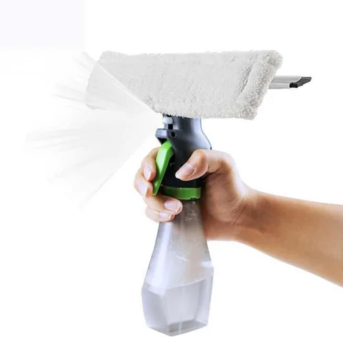 Vista 2 de MagiDeal Herramienta limpiador de ventanas con pulverizador para botellas