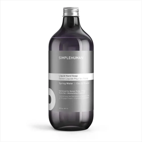 Vista 10 de simplehuman Botella de repuesto de jabón líquido de manos de pepino, 30 onzas líquidas, suave y refrescante aroma de pepino crujiente, vitamina E