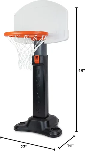Vista 5 de Huplay Rookie - Juego de baloncesto pequeño ajustable