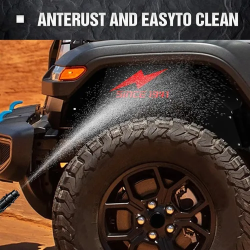 Vista 4 de YZONA Protector de guardabarros interior delantero para Wrangler JL compatible con Jeep Wrangler JL JLU y Gladiator JT 2/4 puertas 2018-2026, forro