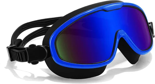 Vista 9 de FEISEDY Gafas de natación sin fugas, antivaho para piscina, para adultos, hombres, mujeres, jóvenes, visión clara de 180°, UV400 B2389
