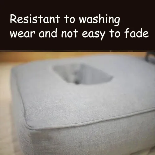 Vista 3 de Almohadas dobles para las orejas con agujeros para dolor de oído, almohada perforadora para dormir de lado, relleno de altura ajustable para dolor