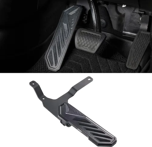Vista 7 de Almohadilla de Reposapiés para Conductor - Panel Lateral Izquierdo Ajustable Antideslizante Engrosado Sin Perforación Compatible con Jeep Wrangler