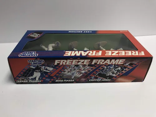 Vista 7 de Mike Piazza Los Angeles Dodgers FREEZE FRAME juego de figuras de acción 1997 SLU Edition