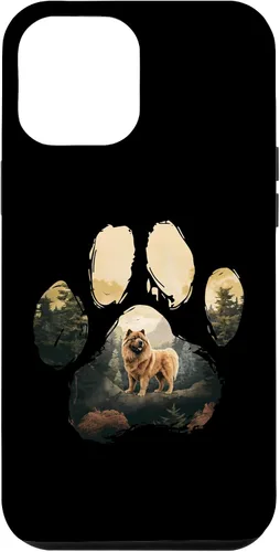 Vista 6 de Funda para iPhone 15 Chow Chow Mountain Paw Design Dog Mom Dad