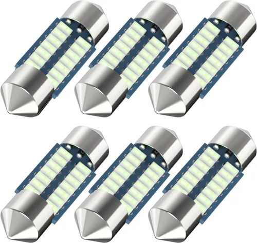 Vista 10 de Serundo Auto DE3175 - Bombilla LED para automóvil de 1.220 in, 1.22 pulgadas, DE3021 DE3022 DE3023 6428 6430 7065, bombilla LED interior utilizada