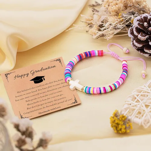 Vista 45 de Regalos navideños para niños, niñas adolescentes, mujeres, linda pulsera de cruz para niñas, regalos de Navidad cristianos para mujeres, ideas