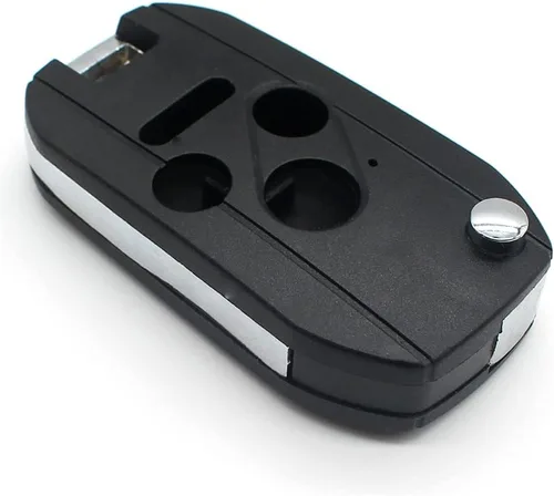 Vista 2 de Funda para llaves de coche con 4 botones, plegable y compatible con Honda Civic Accord CRV Fit Pilot