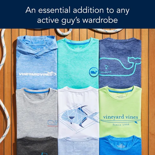 Vista 5 de vineyard vines Camiseta de manga corta Whale Harbor para hombre