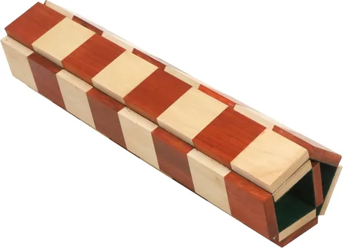 Vista 9 de Royal Chess Mall - Juego combinado de ajedrez Bauhaus 1923 Reproducido - Piezas de ajedrez de palo de rosa + tablero de ajedrez