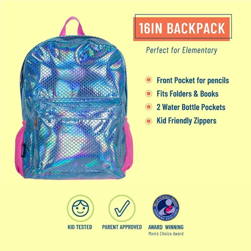 Vista 2 de Wildkin Kids Mochila de 16 pulgadas para niños y niñas