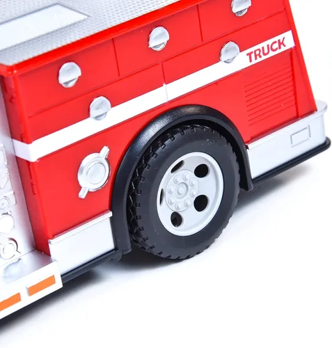 Vista 7 de Sunny Days Entertainment Maxx Action 12’’ Gran camión de bomberos – Vehículo con luces y sonidos con escalera extensible Accionamiento motorizado