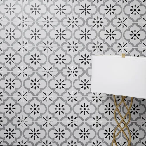 Vista 11 de MSI Azila Muestra Azulejo de Porcelana Mate Encáustico para Pared y Piso para Baño, Salpicadero de Cocina y Encimera