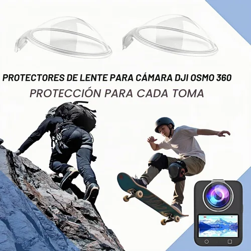Vista 7 de Protectores de lente para cámara DJI Osmo 360, cubierta protectora de lente para DJI Osmo 360 Standard Combo Accesorio