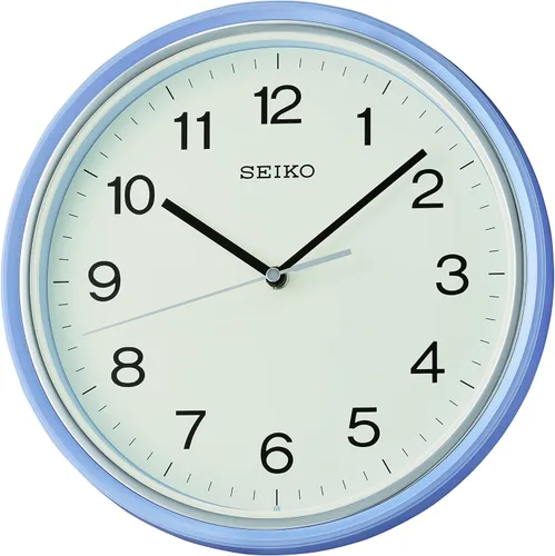Vista 7 de SEIKO Reloj de pared Oita de 11 pulgadas, plateado metálico