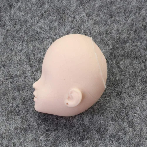 Vista 5 de DoubleWood 10 unids 1/6 Cabeza de Muñeca de Plástico Suave Juguete de Muñeca de Repintado Práctica Maquillaje Blanco Doble Párpado DIY Cabezas
