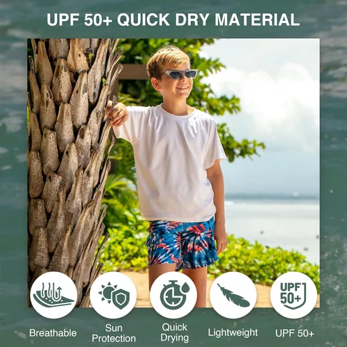 Vista 49 de Kanu Surf Traje de baño Yolo de secado rápido UPF 50+ para niños