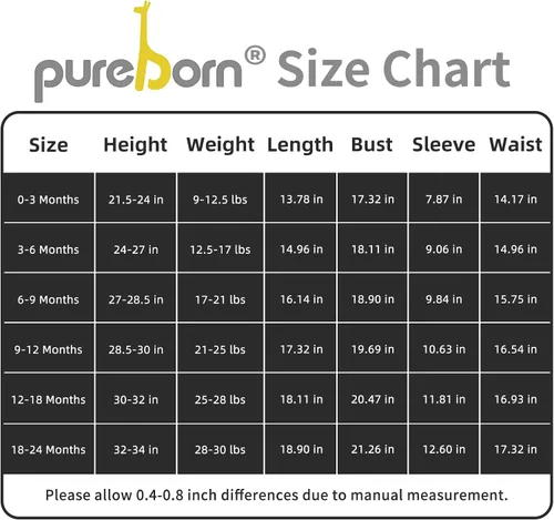 Vista 6 de pureborn Vestido para niña pequeña con Bloomer de manga corta y larga con cubierta de pañal