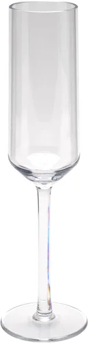 Vista 4 de G.E.T. SW-1462-CL Transparente 6oz. Copa de champán Tritan Via Collection (paquete de 12)