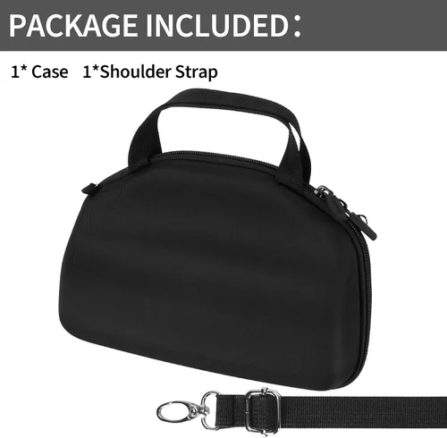 Vista 6 de Estuche de almacenamiento compatible con JBL Charge 6 Altavoz portátil impermeable a prueba de caídas (negro)