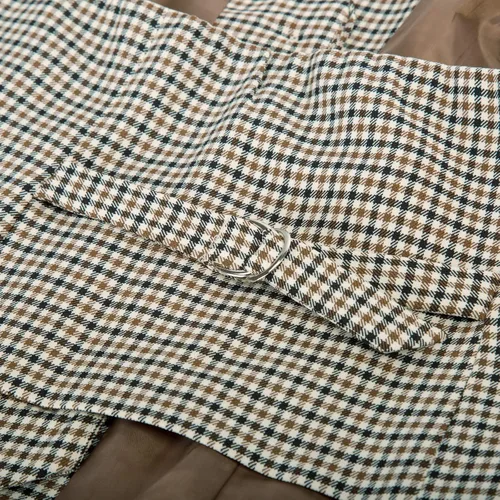 Vista 5 de Belle Poque Chaleco vintage para mujer, cuello halter, con botones, chalecos elegantes