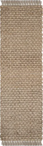 Vista 3 de SAFAVIEH Natural Fiber Collection - Alfombra de pasillo de 2 pies 6 pulgadas x 8 pies, natural, tejido a mano con flecos, ideal para zonas de alto