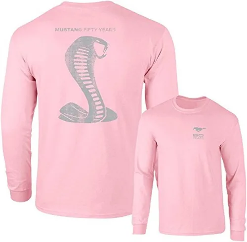 Vista 11 de Mustang 50 Years Ford 50 Gray Snake Camiseta de manga larga F & B