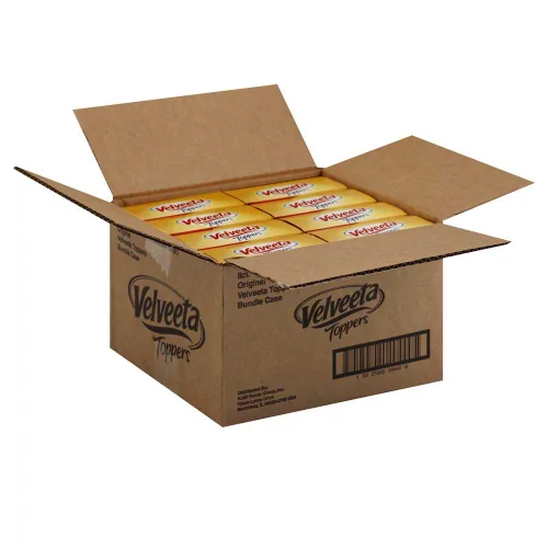 Vista 2 de Velveeta Bolsa de salsa de queso procesado original, 12 onzas, 8 por caja.