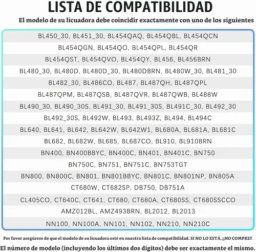 Vista 5 de Piezas de repuesto para licuadora Ninja Blender 7 aletas, paquete de 2