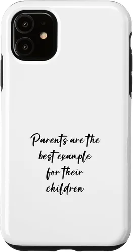 Vista 8 de Parents are the best example for their children Case for iPhone XR