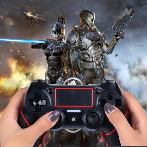 Vista 7 de Railay Controlador de juegos inalámbrico compatible con consola PS-4