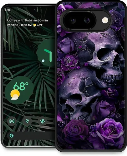 Vista 247 de Compatible con Google Pixel 4A 5G Mobile Case Creative Acrylic Panel trasero Silicona Protección Grip especialmente diseñado para Google Pixel 4A 5G