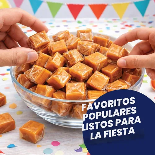 Vista 8 de Caramelos de caramelo envueltos individualmente, bolsa a granel de 1 libra (aproximadamente 75 piezas) – Caramelo masticable clásico suave