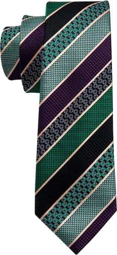 Vista 14 de Barry.Wang Juego de corbatas de seda para hombre, corbatas de boda de seda tejida formal de negocios casual (4/6/8PCS)