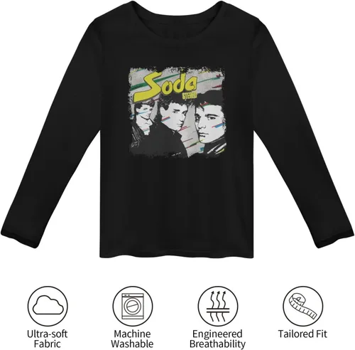 Vista 7 de Soda Stereo Soda Stereo Long Sleeve Womens Casual Loose Round Neckline Pullover