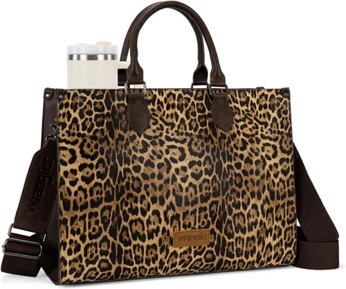 Vista 18 de Wrangler - Bolsa de mano para computadora portátil para mujer, 15.6 Negro