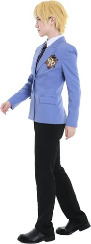 Vista 2 de miccostumes Ouran High School - Disfraz de club de anfitrión para mujer uniforme escolar