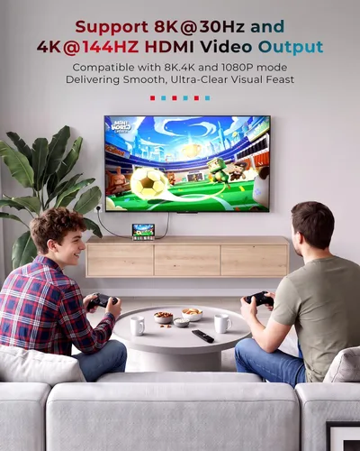 Vista 3 de Estación de acoplamiento Switch 2 para Nintendo Switch 2 Dock con HDMI 4K